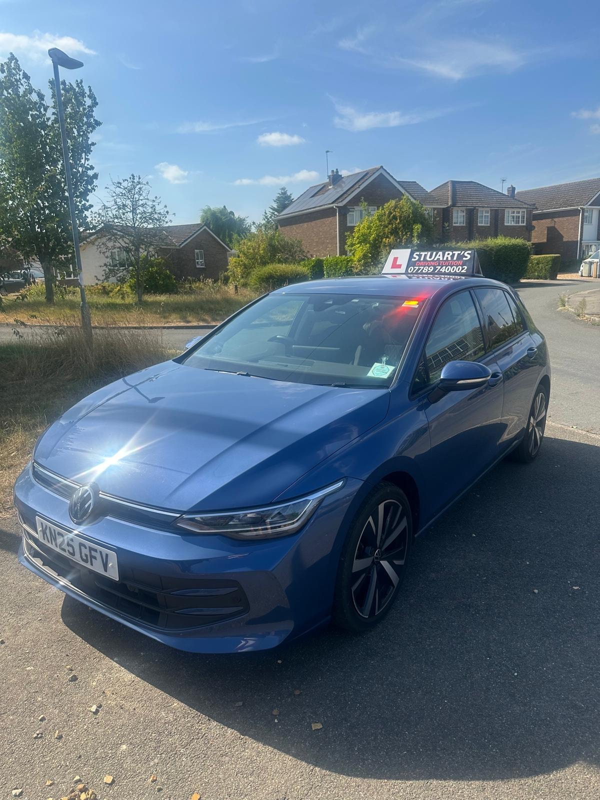 2025 Volkswagen Golf — the car used for driving lessons with Stuart Maris